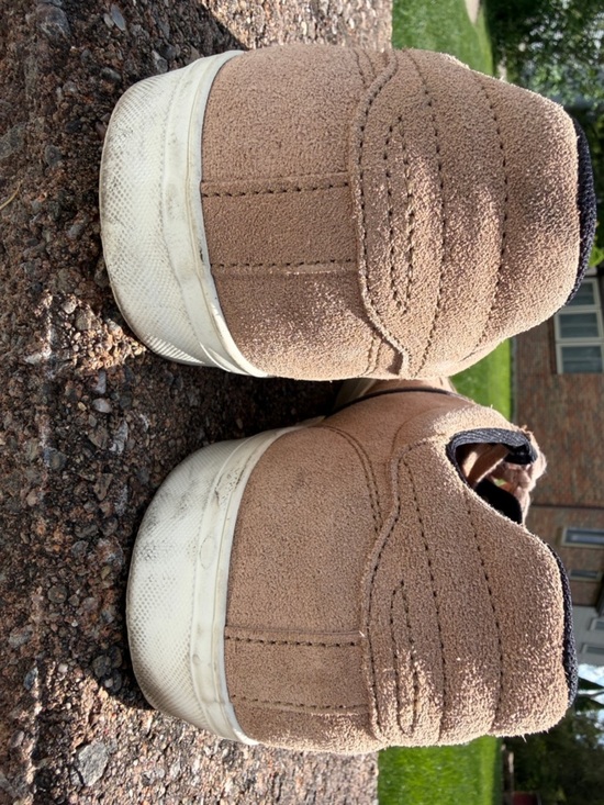 Lacoste Taupe Suede Low-Top Sneakers with Green Crocodile